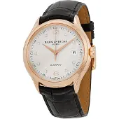 Baume & Mercier Herreur MOA10104 CLIFTON Sølvfarvet/Læder