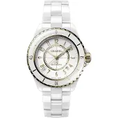 Chanel Dameur H9540 J12 Hvid/Keramik Ø38 mm