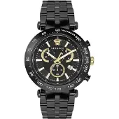 Versace Herreur VEJB00722 V Race Sort/Stål Ø46 mm