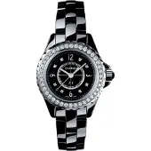 Chanel Dameur H2571 J12 Sort/Keramik Ø29 mm