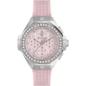 Philipp Plein PWPSA0524 Chrono Royal Rosa/Gummi Ø42 mm