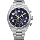 Citizen Herreur AT2480-81L Titanium Blå/Titanium Ø43 mm