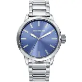 Mark Maddox Herreur HM7009-37 Classic Blå/Stål Ø42 mm