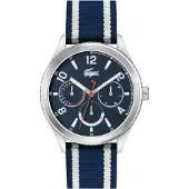 Lacoste Herreur 2011290 Deuce Blå/Tekstil Ø44 mm