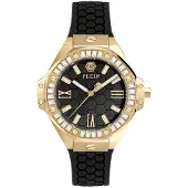 Philipp Plein Dameur PWBDA0424 Royal Sort/Gummi Ø39 mm