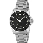 Gucci Herreur YA136301B Dive Sort/Stål Ø40 mm