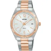 Lorus Dameur RH982QX9 Fashion Sølvfarvet/Rosaguldtonet stål Ø34 mm