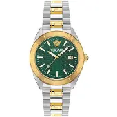 Versace Herreur VE8E00524 V Dome Grøn/Gul guldtonet stål Ø42 mm