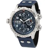 Hamilton Herreur H77906940 Khaki Aviation Blå/Læder Ø45 mm