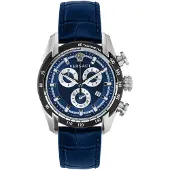 Versace Herreur VE2I00721 V Ray Blå/Læder Ø44 mm
