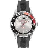 Nautica Herreur NAPPBP904 Sølvfarvet/Gummi Ø44 mm