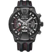 Police Herreur PEWJF2203710 Huntley Sort/Læder Ø48 mm