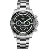 Rotary Herreur GB05440/04 Henley Sort/Stål Ø41 mm
