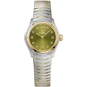 Ebel Dameur 1216441A Classic Grøn/18 karat guld Ø24 mm