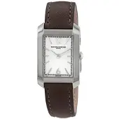 Baume & Mercier Dameur M0A10471 Hampton Sølvfarvet/Læder