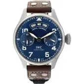 IWC Herreur IW502710 Big Pilot Blå/Læder Ø46.2 mm