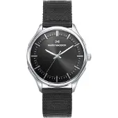 Mark Maddox Herreur HC1008-57 Greenwich Sort/Tekstil Ø41 mm