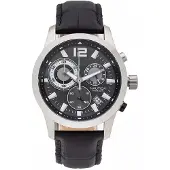 Nautica Herreur NAPLECR13 Long Beach Grå/Læder Ø43 mm