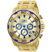 Invicta Herreur 22320 Pro Diver Guld/Gul guldtonet stål Ø50 mm