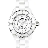 Chanel Dameur H1629 J12 Hvid/Keramik Ø38 mm