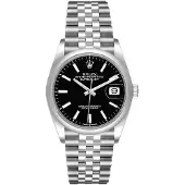 Rolex Herreur 126200-0003 Datejust 36 Sort/Stål Ø36 mm