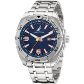 Nautica Herreur NAPTCF203 Tin Can Bay Blå/Stål Ø44 mm