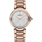 Edox Dameur 57002-37RM-AIR LaPassion Sølvfarvet/Rosaguldtonet stål