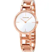 Calvin Klein CK Dameur K8N23646 Sølvfarvet/Rosaguldtonet stål Ø32