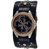 GUESS Dameur W1140L3 Analog Blå/Læder Ø36 mm