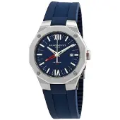 Baume & Mercier Herreur M0A10659 Riviera Blå/Gummi Ø42 mm