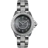 Chanel Dameur H3106 J12 Grå/Keramik Ø38 mm