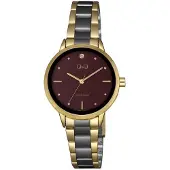 Q&Q Dameur QB97J422Y Classic Rød/Stål Ø32 mm