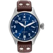 IWC Herreur IW501002 Pilots Blå/Læder Ø46.2 mm