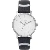Nautica Dameur NAPCGS001 Hvid/Læder Ø36 mm