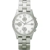 Marc Jacobs Dameur MBM3072 Henry Hvid/Stål Ø36.5 mm