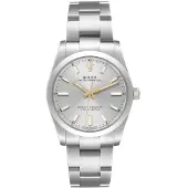 Rolex Dameur 124200-0001 Oyster Perpetual 34 Sølvfarvet/Stål Ø34 mm