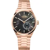 Bering Dameur 19435-762 Classic Sort/Rosaguldtonet stål Ø35 mm