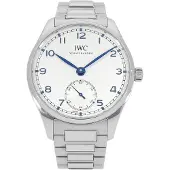 IWC Herreur IW358312 Portugieser Hvid/Stål Ø40.4 mm