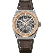 Zenith Herreur 87.9001.670-79.R589 Defy Classic Skeletskåret/Gummi