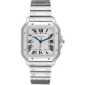 Cartier Herreur WSSA0029 Santos De Hvid/Stål