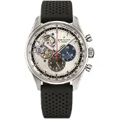 Zenith Herreur 03.2040.4061-69.R576 El Primero Sølvfarvet/Gummi Ø42