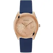 GUESS Dameur GW0665L2 Trend Rosa guldfarvet/Gummi Ø40 mm