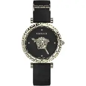 Versace Dameur VEDV00919 Palazzo Empire Sort/Stål Ø37 mm