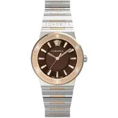 Versace Dameur VEVH01220 Greca Brun/Rosaguldtonet stål Ø38 mm