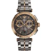 Versace Herreur VE1D02023 Aion Grå/Stål Ø45 mm