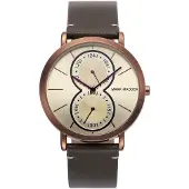 Mark Maddox Herreur HC0012-17 Classic Læder Ø42 mm