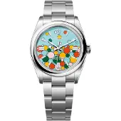 Rolex Herreur 126000-0009 Oyster Perpetual 36 Turkis/Stål Ø36 mm