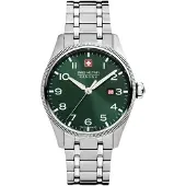 Swiss Military Hanowa Herreur SMWGH0000803 Thunderbolt Grøn/Stål