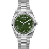 GUESS Herreur GW0265G10 Connoisseur Grøn/Stål Ø43 mm