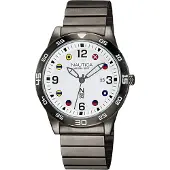 Nautica Herreur NAPPAS103 N83 Hvid/Stål Ø42 mm